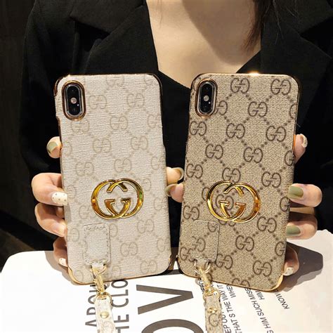 gucci coque iphone|Gucci phone case with strap.